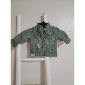 Gap Olive Utility Jacket Size 18-24 months